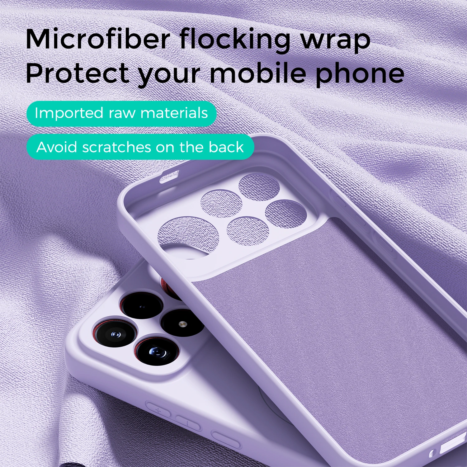 Skin-Friendly Magnetic Liquid Silicone Anti-Drop Phone Case Cover