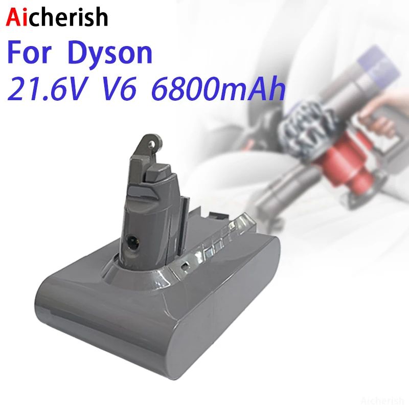 

21.6V 6800mAh Replacement Battery for Dyson Li-ion Vacuum Cleaner SV09 SV07 SV03 DC58 DC61 DC62 DC74 V6 965874-02 Animal Battery