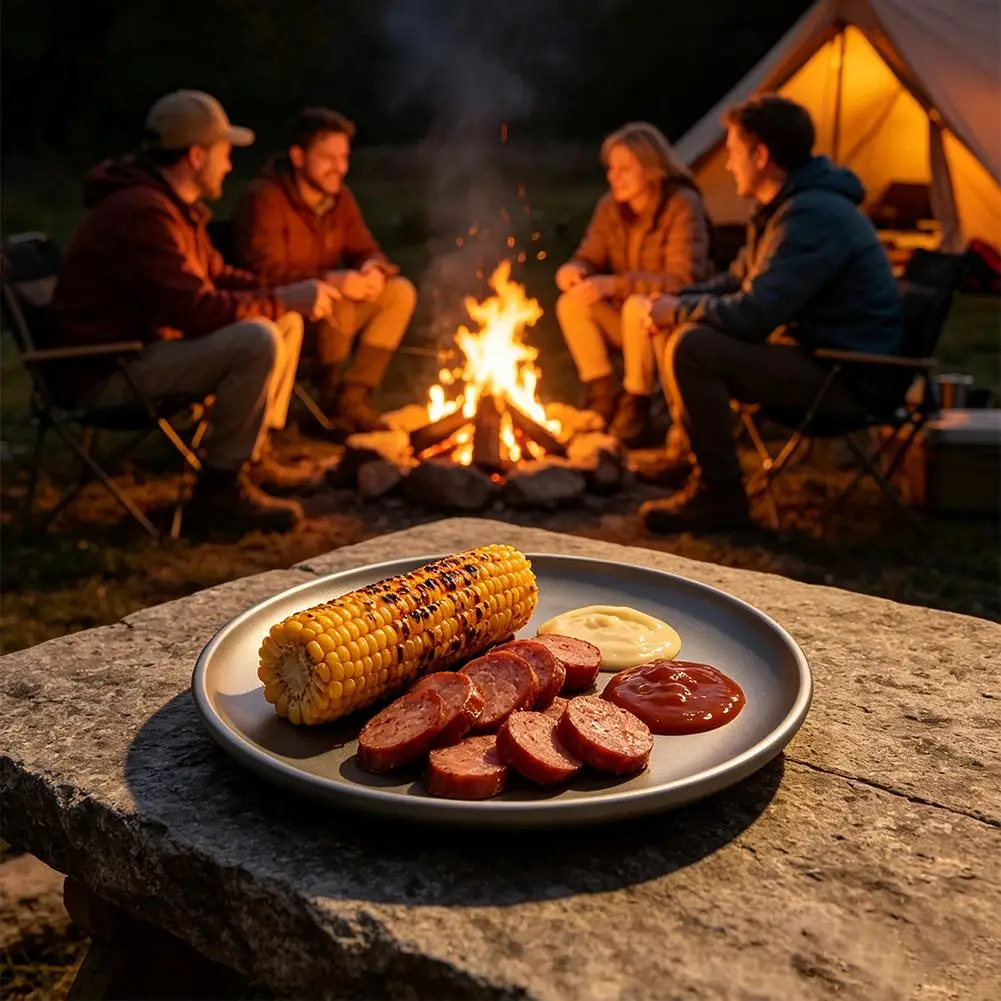 Lightweight Titanium Purification Plate for Versatile Use in Camping, Picnics, Travel, and Home