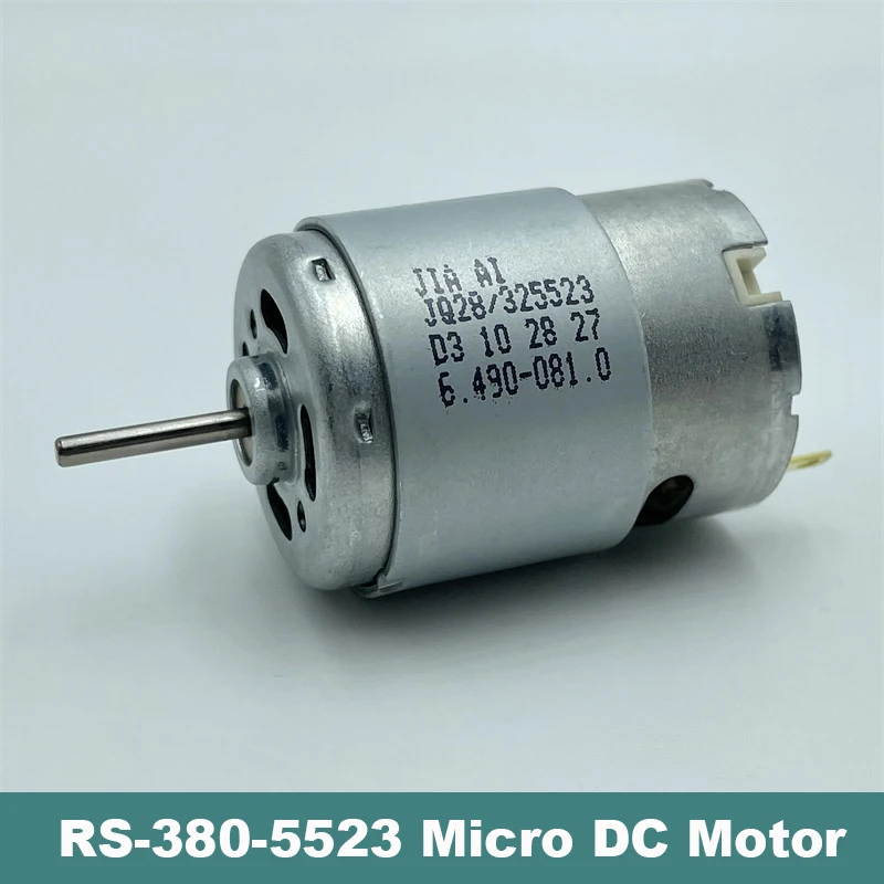 RS-380 Micro 28mm Electric Motor DC 3V-7.4V 26800RPM High Speed Large Torque Carbon Brush Strong Magnetic Motor DIY Toy Car Boat