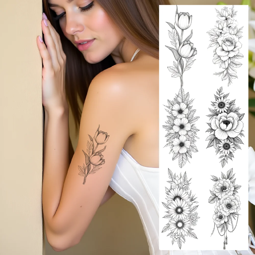 Rose or flower on top flowers falling down names of friends and family or  have passed along with dates in petals, image size:1000x1000