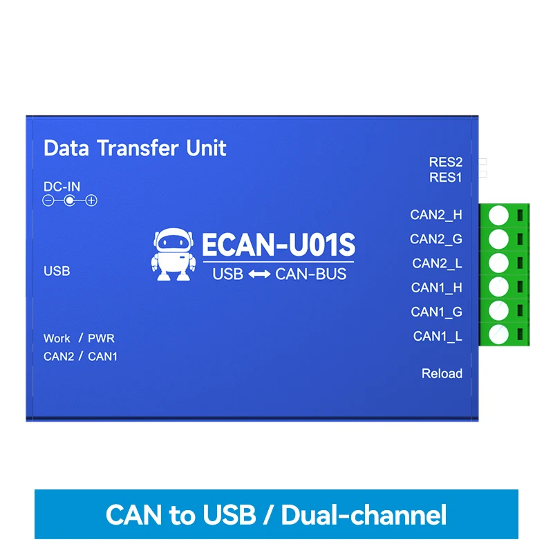 

CAN-USB CAN2.0, конвертер, отладчик, устройство для измерения состояния шины, USB 2,0, двунаправленный двухсторонний трансивер CAN-Bus, портативное реле