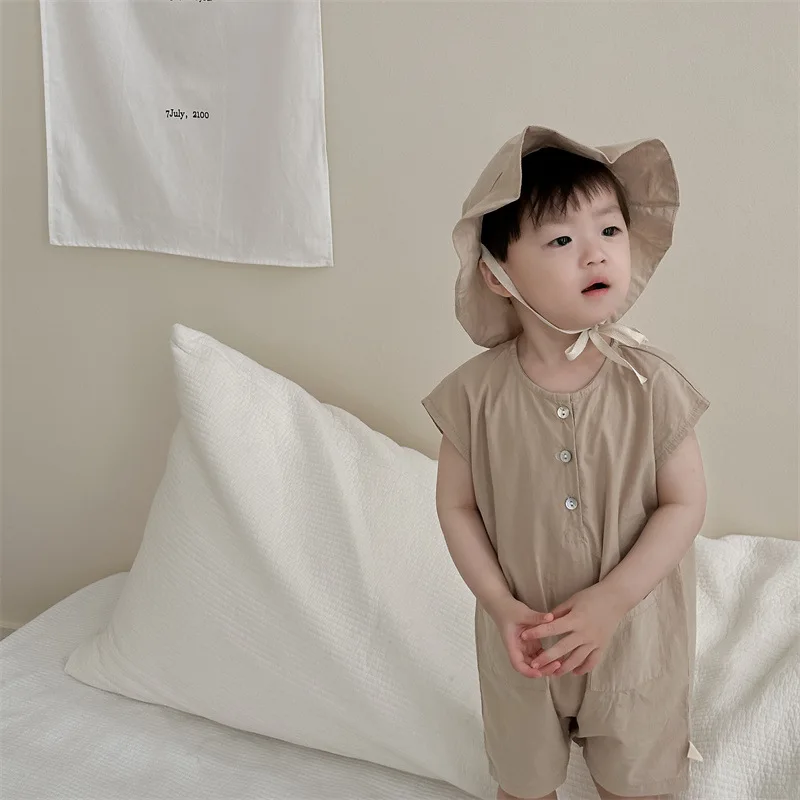Baby Short Sleeve Romper Jumpsuit Dot Infant Clothes