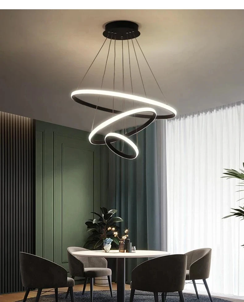 Circlea pendant light color options