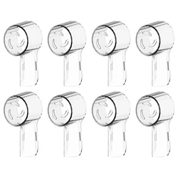 Toothbrush Dustproof Covers for Electric Toothbrush Head Protection (Clear-8 Pcs)