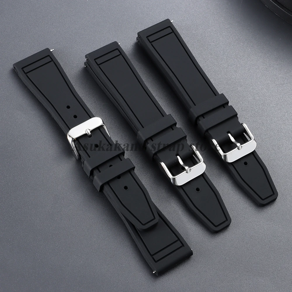 Universal Silicone Quick Release Watch Strap - Premium Rubber Bracelet