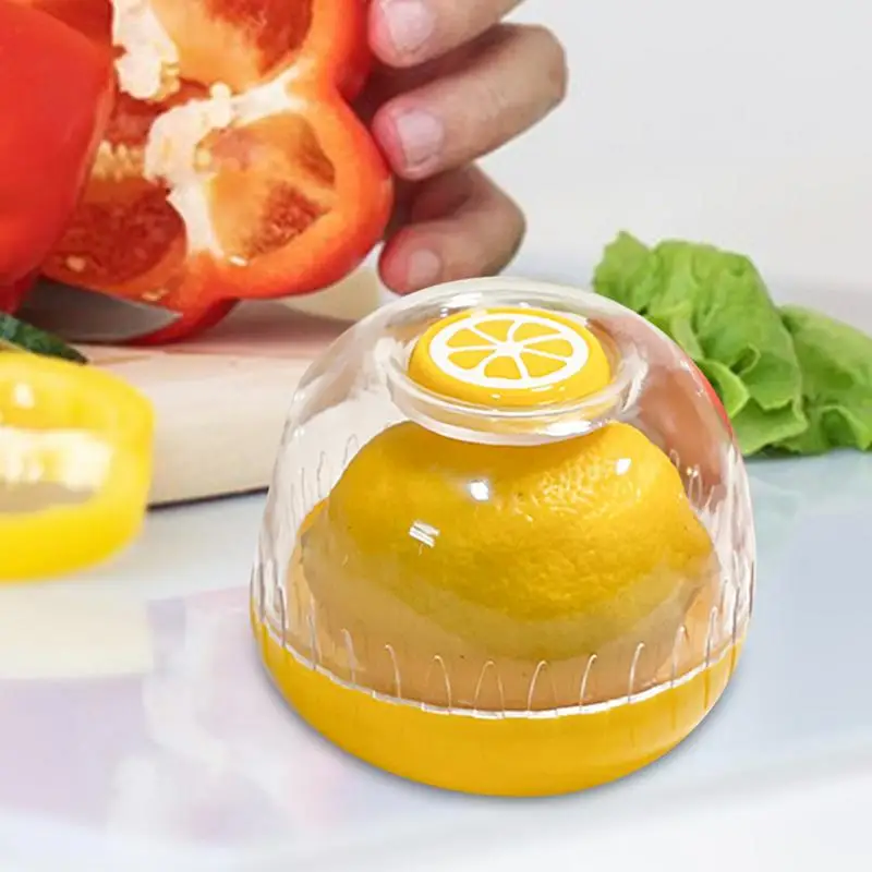 1pc Creative Kitchen Refrigerator Vegetable Fruits Crisper Containers Onion Avocado Tomatoes Lemon Fresh keeping Storage Box 2