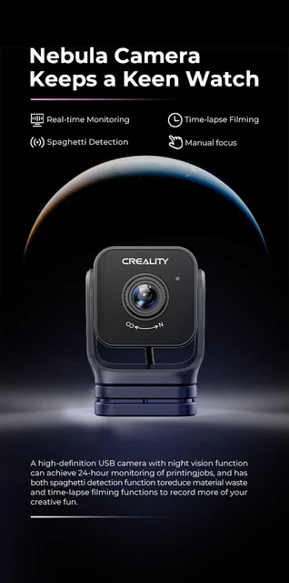 Creality Camera Nebula : fiche technique, tutoriel, test et prix