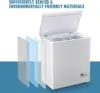 Freezer with Electronic Control 41℉ to -15 ℉Deep Freezer 4.0Cubic Feet Freestanding Small Freezers with 2Removable Stainless Ste 5
