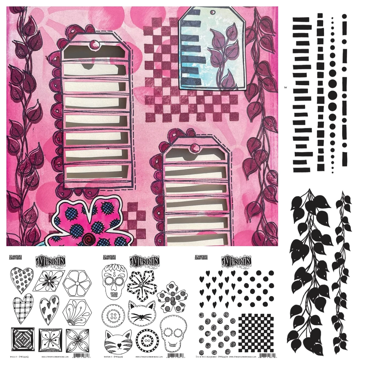 2026 새로운 버튼 태그 잇 클리어 스탬프 DIY 스크랩북 스탬프 세트 사진 앨..