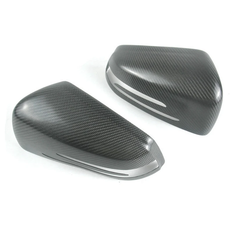 

For Mercedes-Benz C-Class W204 W212 W218 C63 E63 Retrofit Matte Carbon Fiber Rear View Mirror Housing
