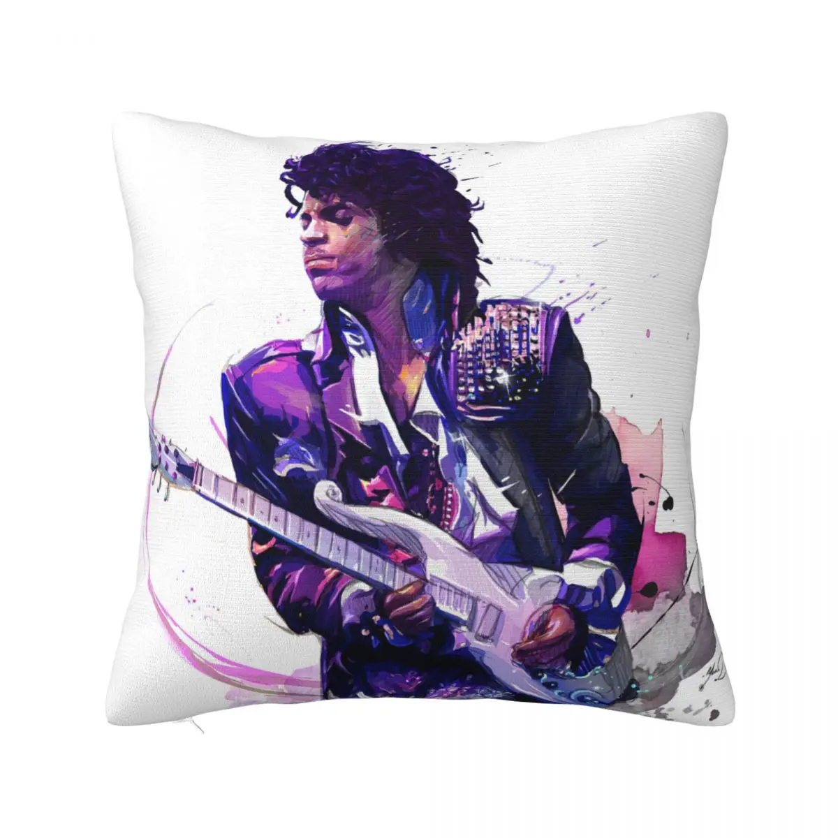 

Prince Rogers Nelson Pillowcase Soft Fabric Cushion Cover Decorative Pillow Case Cover Home Square 40X40cm