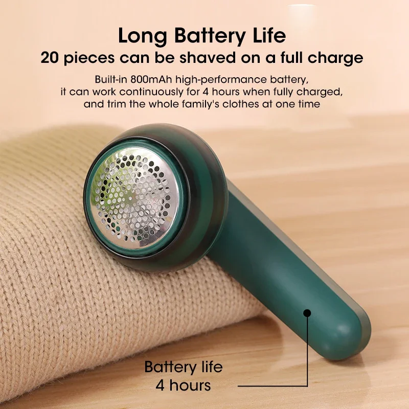 New Electric Lint Remover Professional Rechargeable Fur Ball Trimmer Fabric Lint Remover Portable Household Hairball Trimmer 3