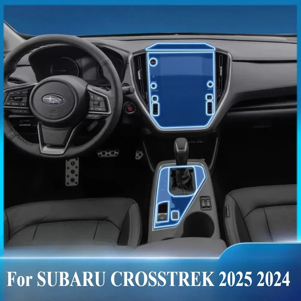 Copertura Cambio In Morbida Fibra Di Carbonio Per Subaru Crosstrek E Impreza 2024-2025 – Adesivo 3M Antigraffio Per Interni Auto