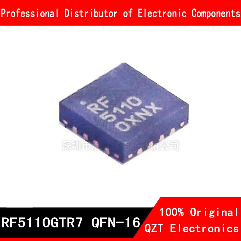 10pcs/lot RF5110GTR7 QFN RF5110 RF5110G RF5110GT RF5110GTR QFN-16 new original In Stock 10pcs lot at1846s qfn at1846 1846s rda1846s qfn 32 new original in stock