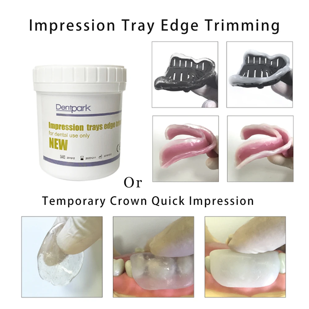 Dental Impression Tray Edge Trimming Thermoplastic Bead Edentulous