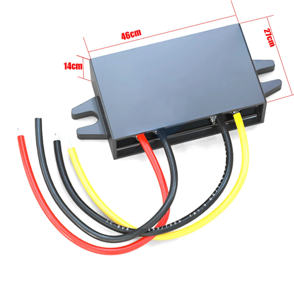Universal Step Down Voltage Power Adapter with Reverse Protection and Type-C USB Port