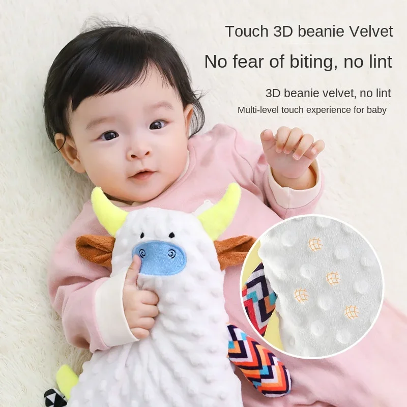 Pacifying Doll Plush Toy Baby Sleeping Safety Dental Gum
