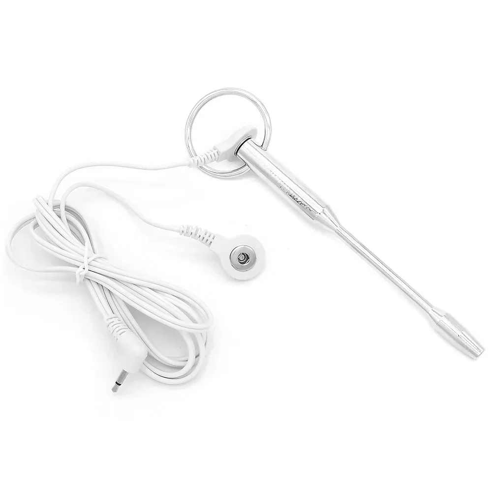 Metal Horse Eye Stick Urethra Bead Electric Shock Urethral Plug Urine Blockage Penis Stimulation Sex Toys For Male