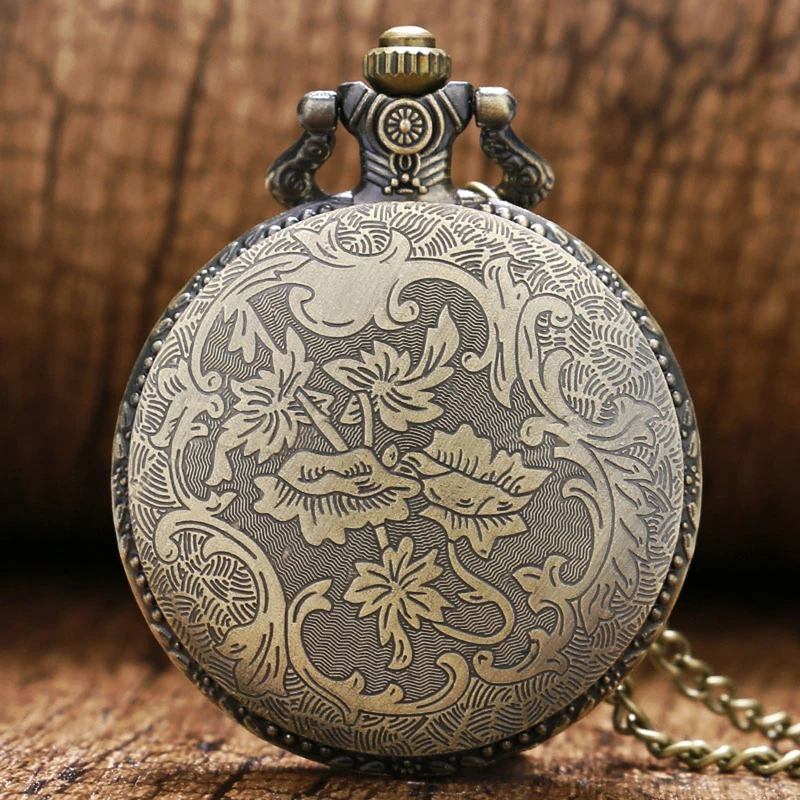 Male Dragon Pocket Watch Masculino Relogio Saati Vintage Fashion Unique Gifts Watches Unisex Quartz Clock Necklace Pendant Reloj quartz watch pocket watch