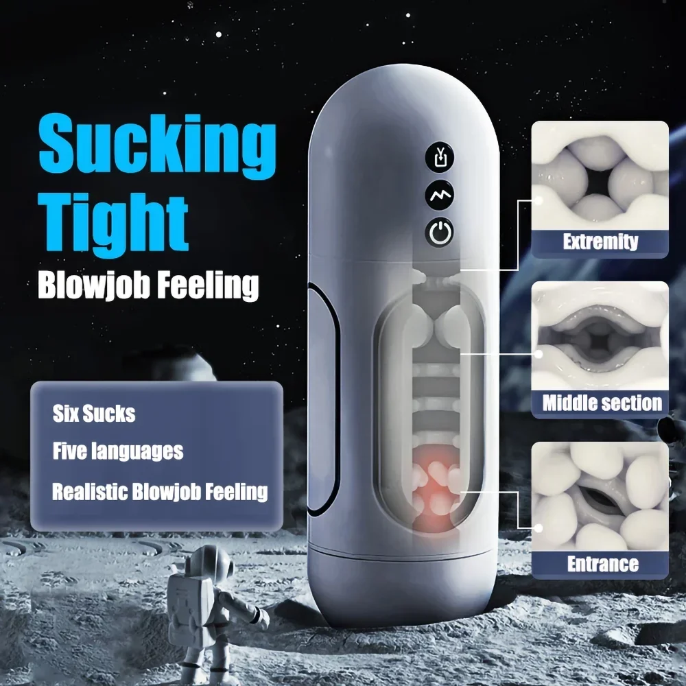 6 Modes Sucking Vibrator Male Masturbator Cup Masturbation Machine Pussy Vaginas Sex Toys for Men Adults 18, sex toy,male masturbation cup