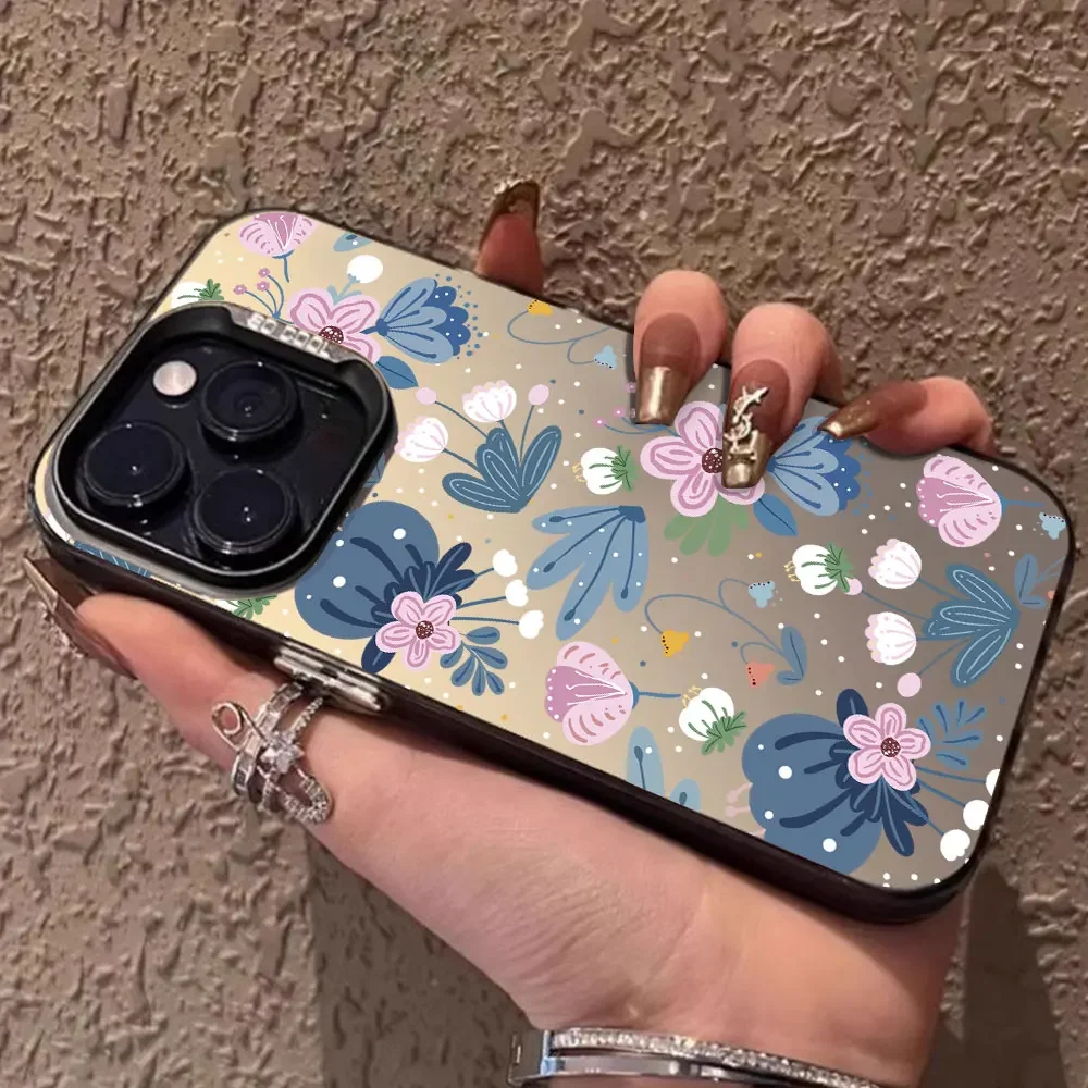 Luxury Flower IMD Phone Case Cover