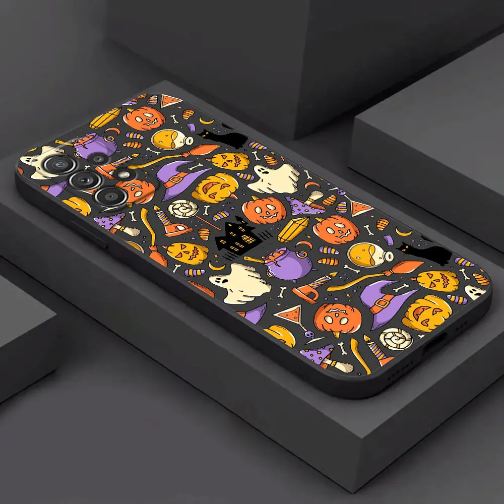 Halloween-Themed Protective Phone Case Cover