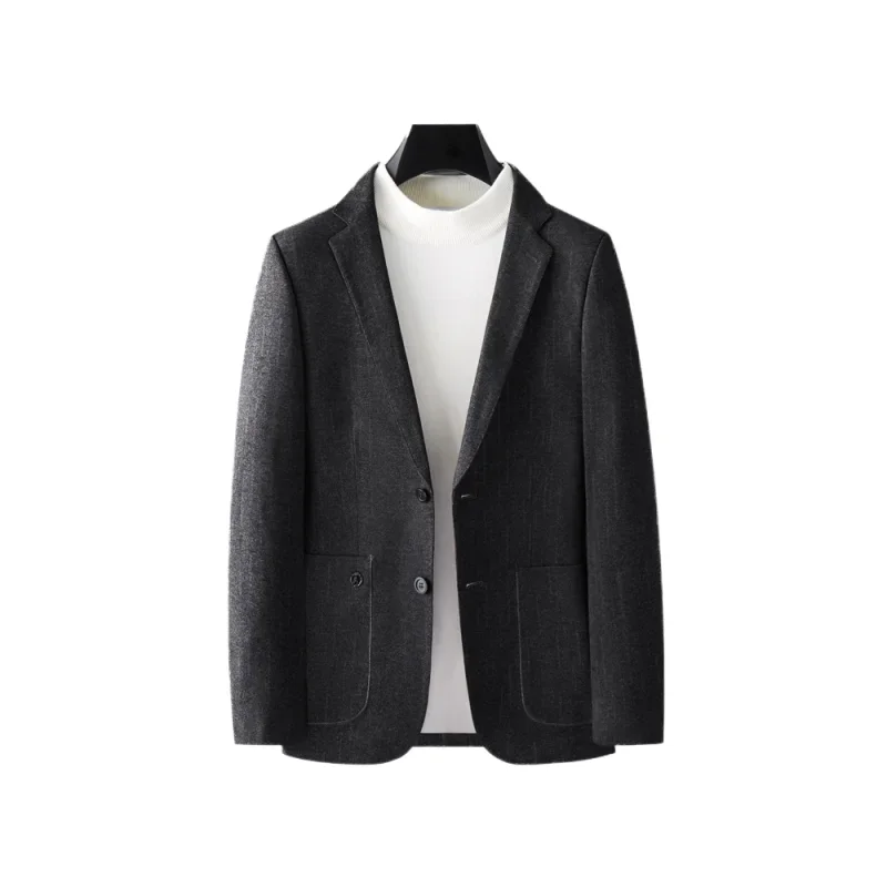 20016 multi version black single suit for men's job interview, formal attire, top coat, work autumn and winter