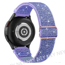 Bohemian Pride Elastic Shiny Watch Bracelet Strap, 20mm/22mm for 22mm watch band (Flash Lalic 08)