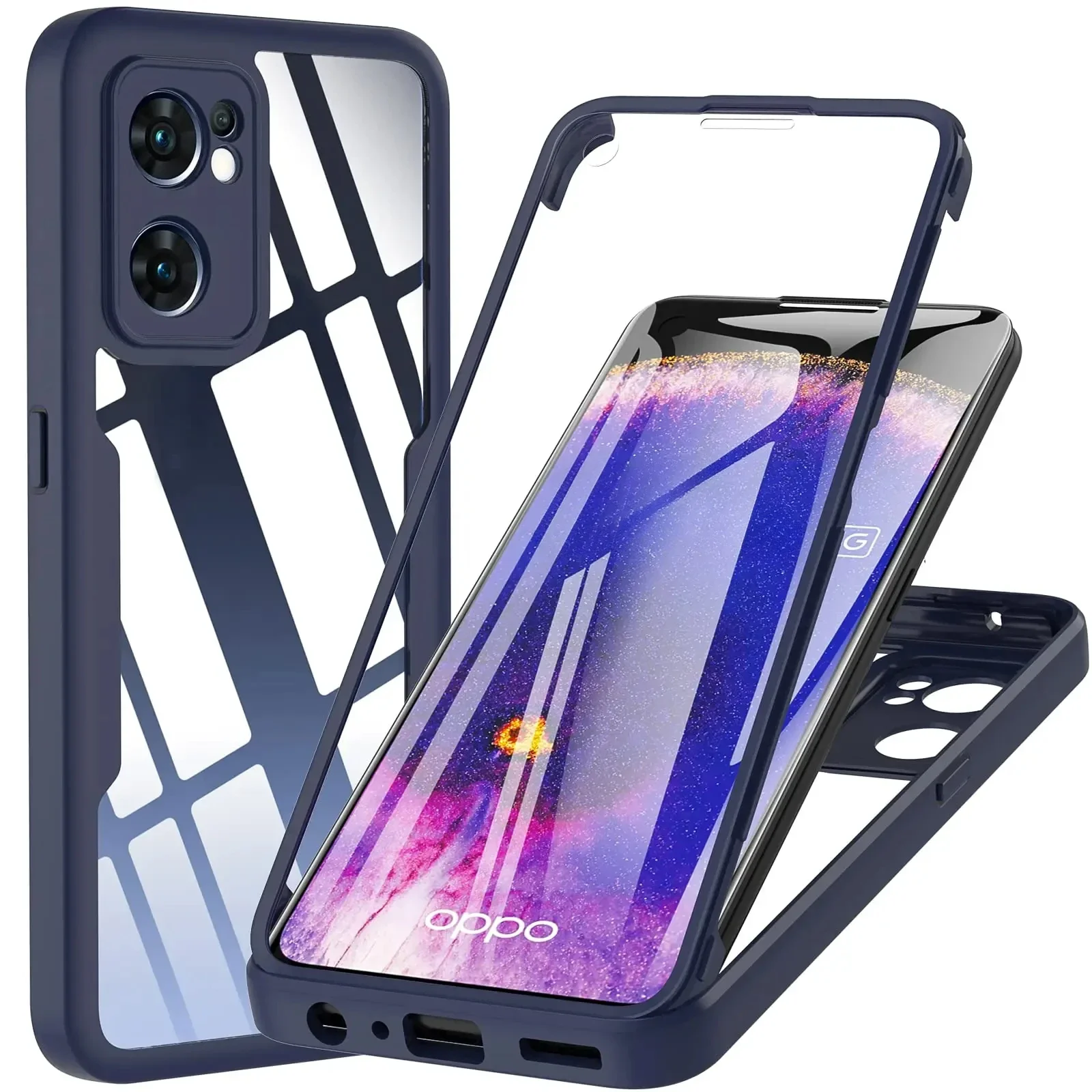 Ultimate 3-in-1 360° Full Protection Acrylic+TPU Phone Case