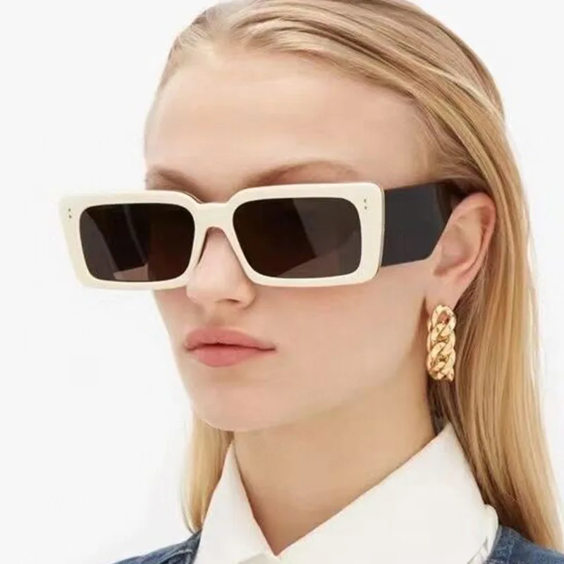 

Candy Color Sun glasses Men Women Square Shape Wide Leg Anti-glare Sunglasses for Men Women Fashion Trendy Glasses Female