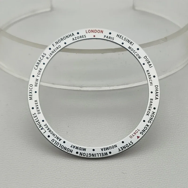 Flat Aluminum Watch Bezel Insert - 38x31.5mm