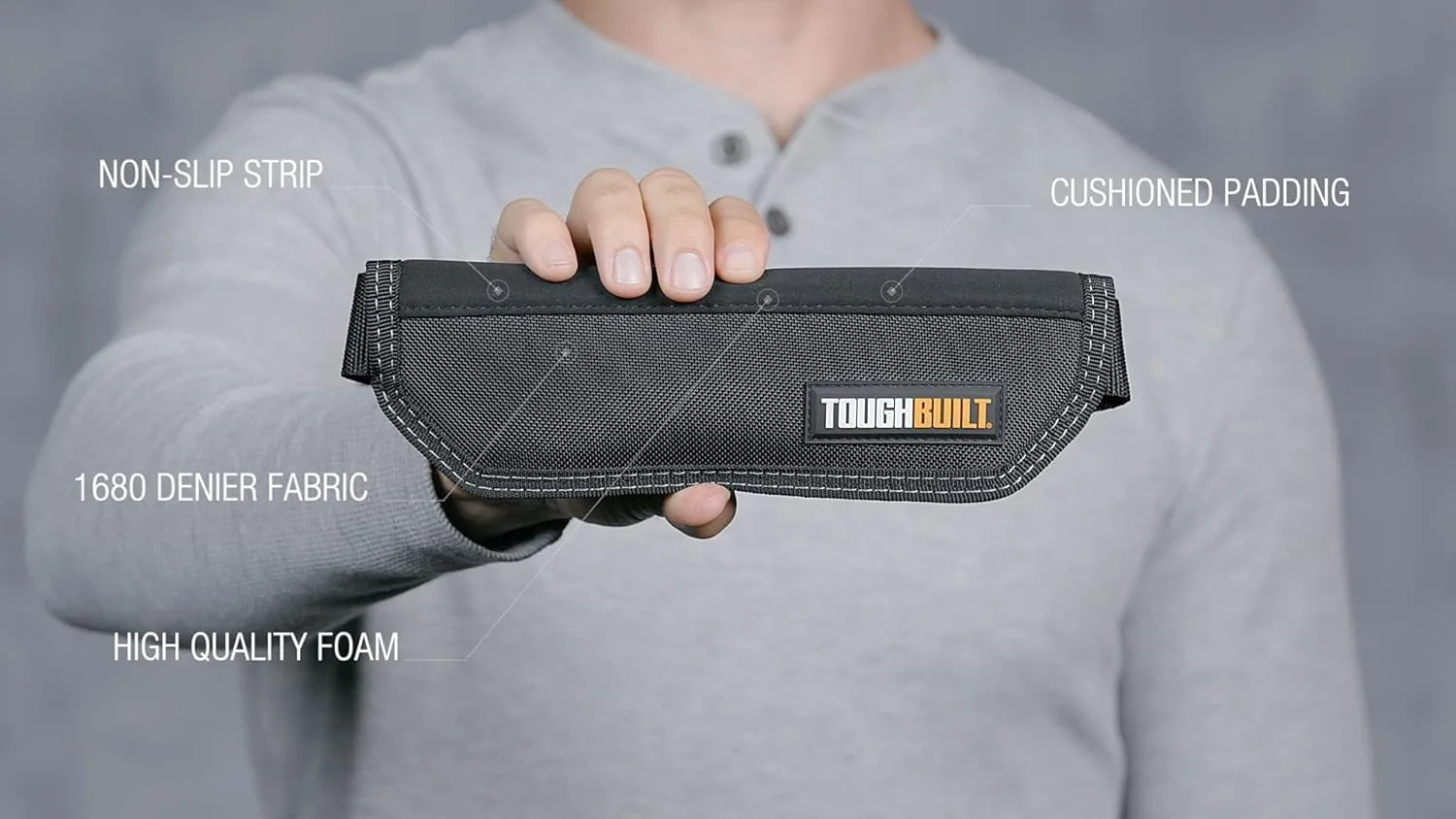TOUGHBUILT 숄더 스트랩 키트, 핸드바스켓 스트랩, 편안한 어깨 보호 백팩 스트랩, TB-55-B