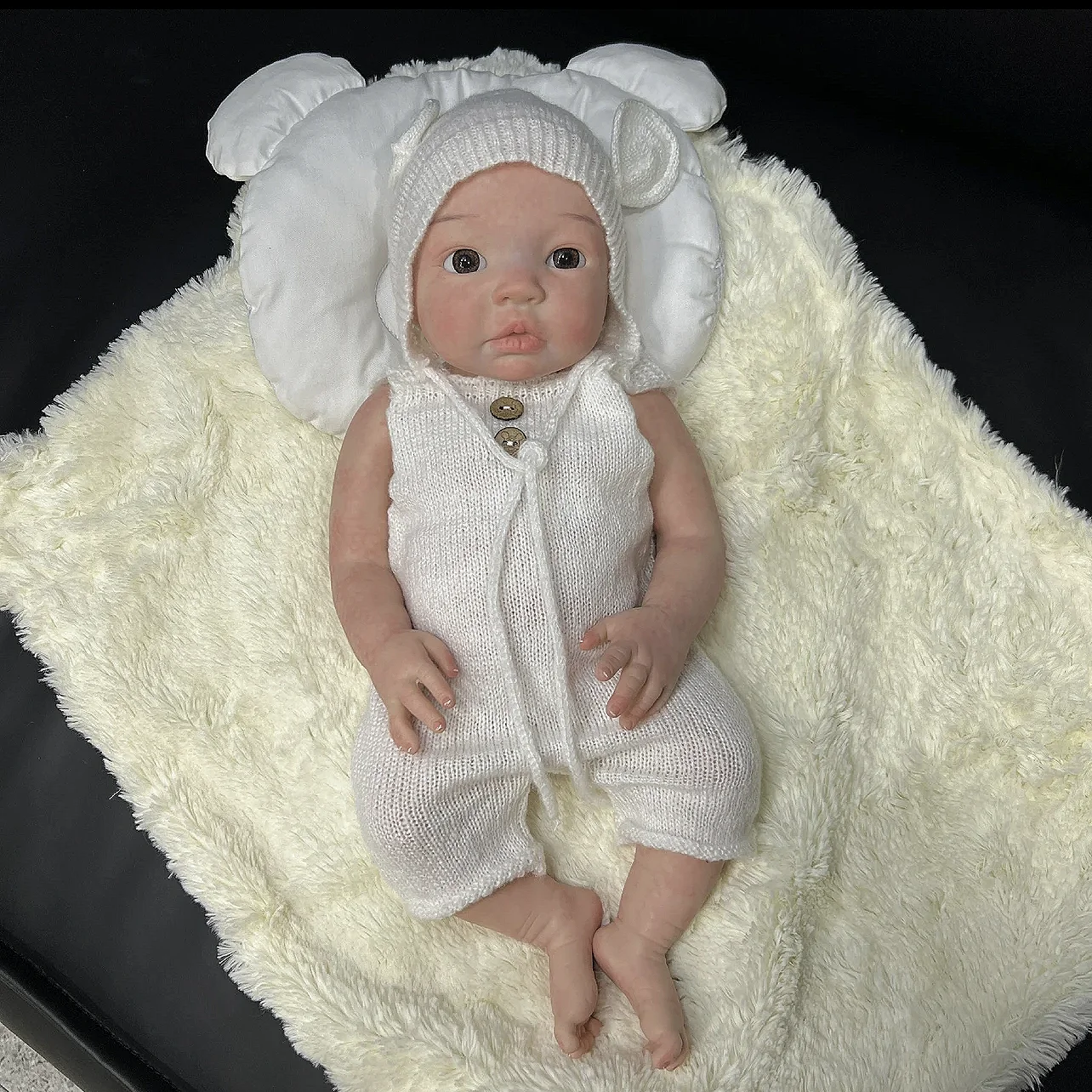 18 Inch Super Soft Reborn DolI Full Solid Silicone Bebe Reborn 3D Painted Kукла Pеборн Bebé Reborn Silicona Cuerpo Entero _ - AliExpress Mobile