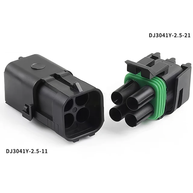 4Pin 2.5mm GM Automotive Weather Pack Waterproof Connector Male Female Plug Socket DJ3041Y-2.5-11/21  For GM 2