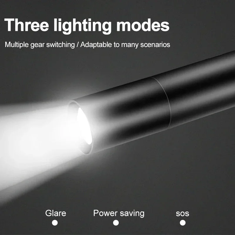 Mini Keychain Flashlight 3 Modes