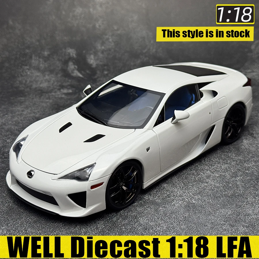 WELL Diecast 1:18 LFA Sports car metal model car model send