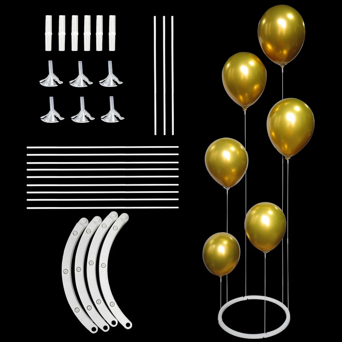 Balloon table floating bracket pillar wedding birthday party decoration floating path guiding pole support party decoration