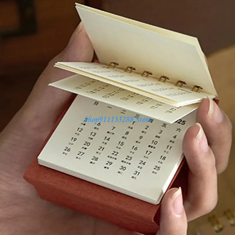 G88D 2026 탁상 달력 트윈 코일 바인딩 19개월 2025년 6월부터 2026년 12월까지 실행