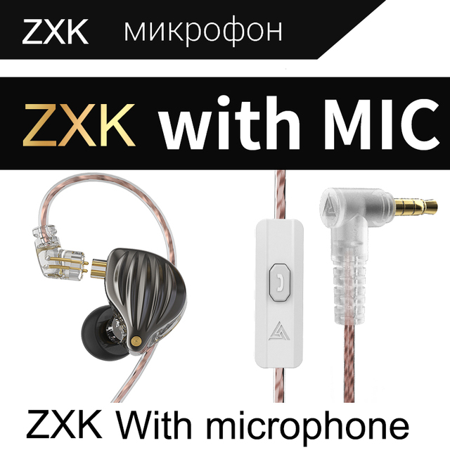 ZXK Wired Headphones With Microphone Bass Earbuds Stereo Sport Running HiFi Earphone Noise Cancelling Headset Music Monitor