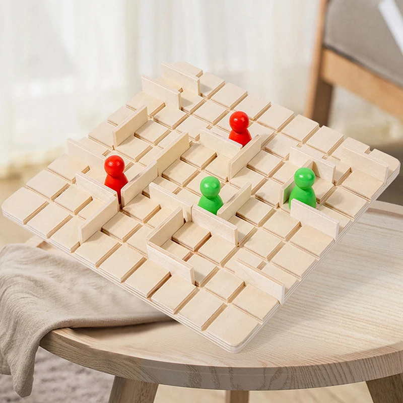 New 1Set Two-person Funny Parent-Child Interaction Game Board Game Puzzle Toys Chase And Intercept Battle Game Gifts