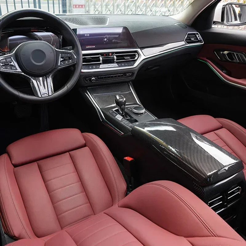 

Декоративная панель переключения передач для BMW 3 серии G20 19-22 из углеродного волокна