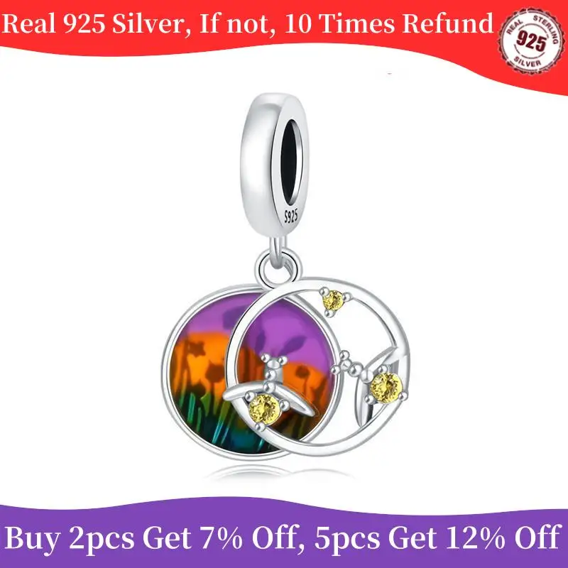 

Женская подвеска «Светлячок» из серебра 100% пробы