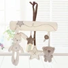 2024 New Hanging Bed Rabbit Baby Hand Bell Safety Seat Plush Toy Multifunctional Plush Toy Stroller Mobile Gifts 5