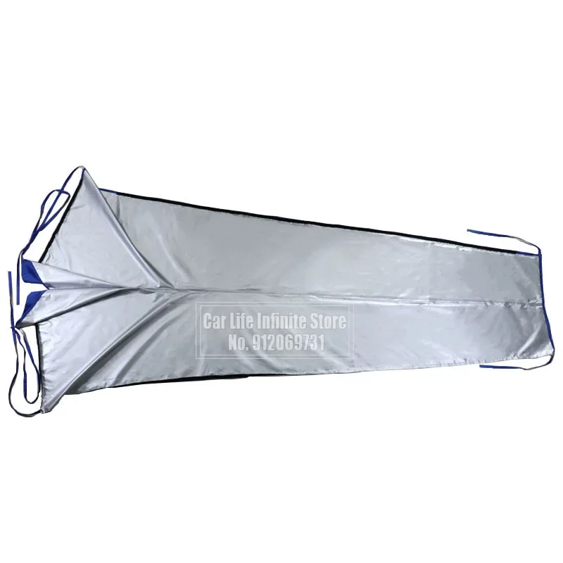 Waterproof Mainsail Boom Cover Boat Cover 210D Anti UV Sunshade Dustproof Boom Sail 8-9ft 9-10ft 10-11ft 11-12ft 12-13ft boat cover