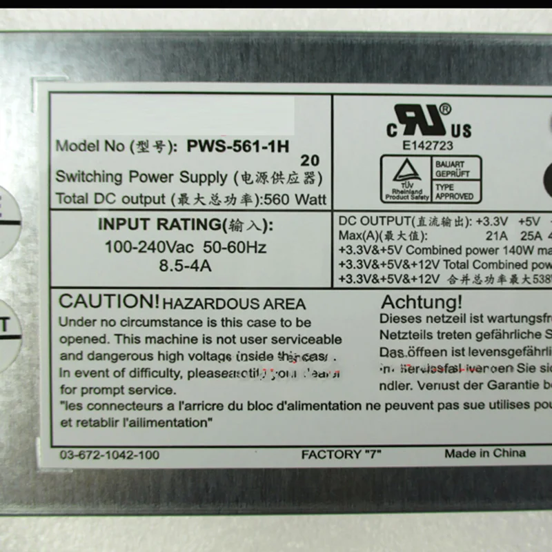 Original para Supermicro Nf280d Servidor Fonte de Alimentação Antes do Teste Perfeito da Expedição Pws5611h 560w - Imagem 4
