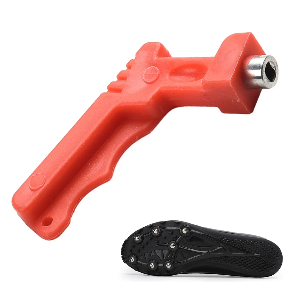 Llave de pista de acero para extracción de zapatos, herramienta de clavos para zapatillas de correr, 2 piezas