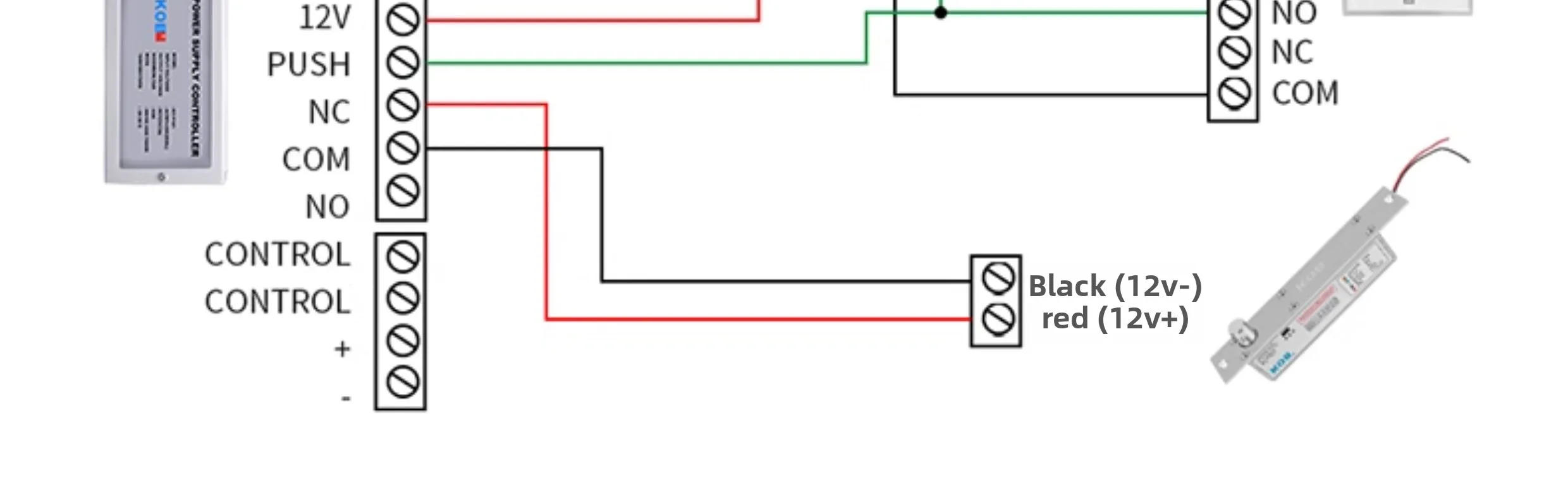 KOB stainless steel waterproof access control switch normally open and normally