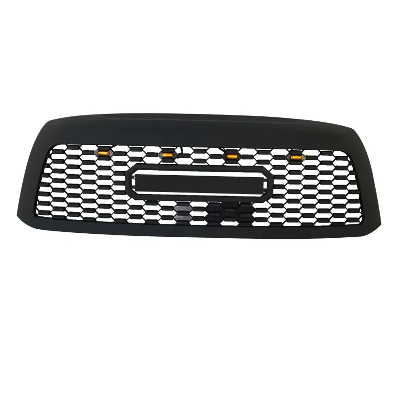 

4X4 CAR Pickup Truck Front ABS Grill GRILLE with light For Toyota Sequoia 2010-2018