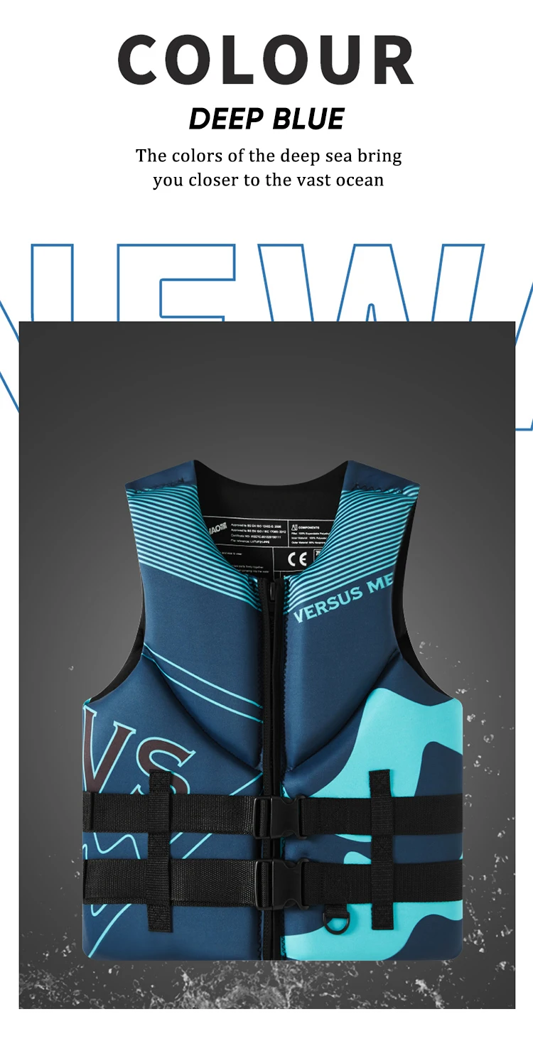 Life Vest Adults Surf Vest Kayak Wakeboard Motorboats Raft Rescue Boat Ski Water Sports Swimming Drifting Rescue Life Jacket